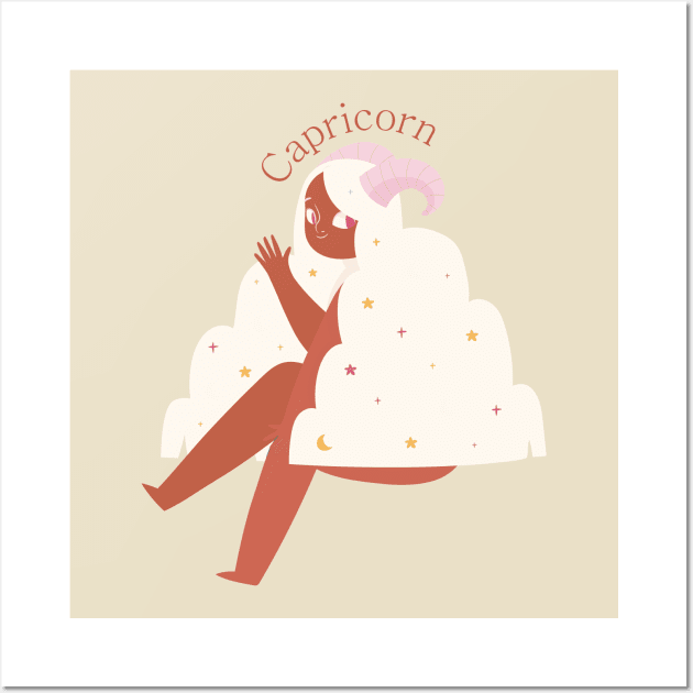 Capricorn Wall Art by gnomeapple